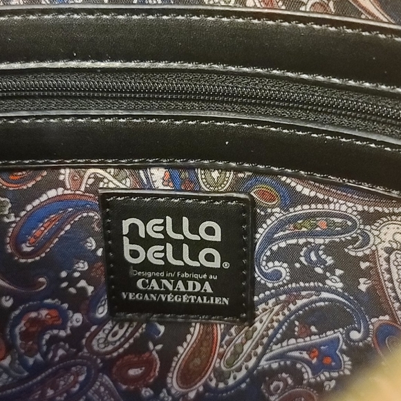 Nella Bella Canada red vegan handbag - Picture 3 of 7